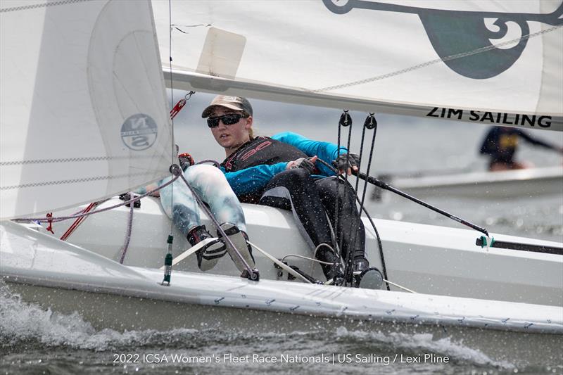 2022 ICSA Women's Semifinals photo copyright Lexi Pline taken at  and featuring the 420 class