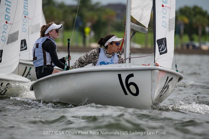 2022 ICSA Women's Semifinals photo copyright Lexi Pline taken at  and featuring the 420 class
