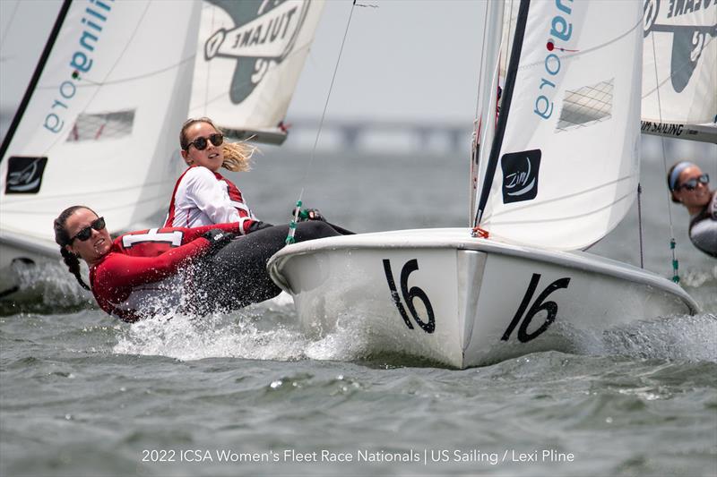 ICSA Women's Fleet Race Nationals 2022 photo copyright Lexi Pline / US Sailing taken at  and featuring the 420 class