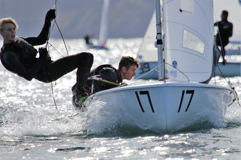 Joe Warwicker and Huge Valentine during the 420 Autumn Championships at Torbay - photo © Jon Cawthorne