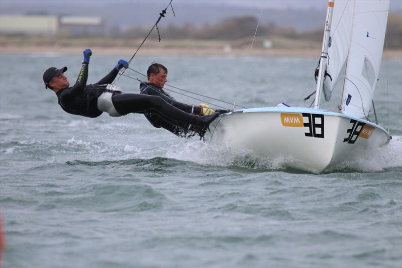 Henry Heathcote and Oscar Cawthorne during the 420 GP7 at Itchenor - photo © Jon Cawthorne