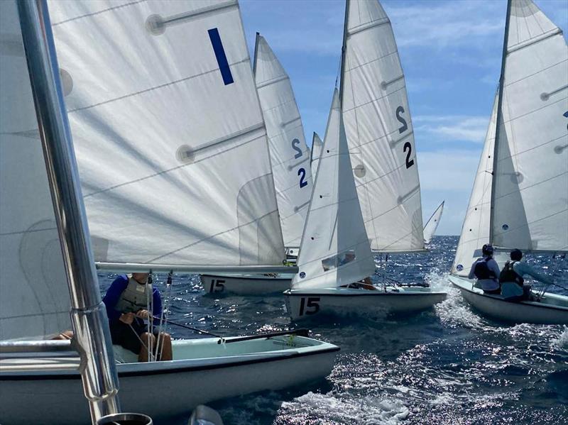 Racecourse action at the STYC's MLK Regatta photo copyright Emily Zimmerman taken at St. Thomas Yacht Club and featuring the 420 class