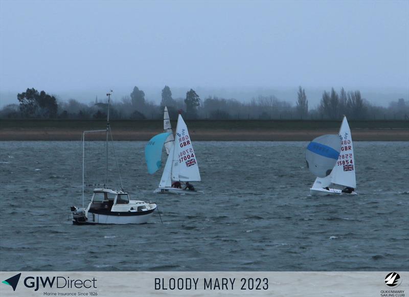 GJW Direct Bloody Mary 2023 photo copyright Mark Jardine taken at Queen Mary Sailing Club and featuring the 420 class