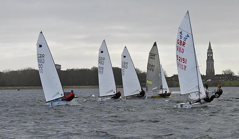 Good weather for the first races during Alton Water Frostbite Series Week 1 photo copyright Emer Berry taken at Alton Water Sports Centre and featuring the 420 class