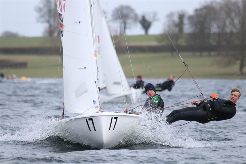 Joe Warwicker and Hugo Valentine during the British 420 Inlands at Rutland - photo © Jon Cawthorne