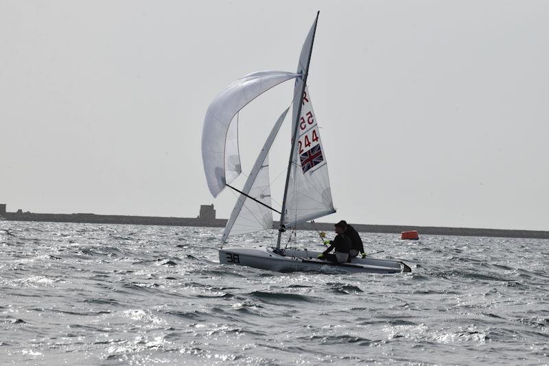 Henry Heathcote and Oscar Cawthorne during the 2023 RYA Youth National Championships at the WPNSA - photo © Sophie Ayres photography