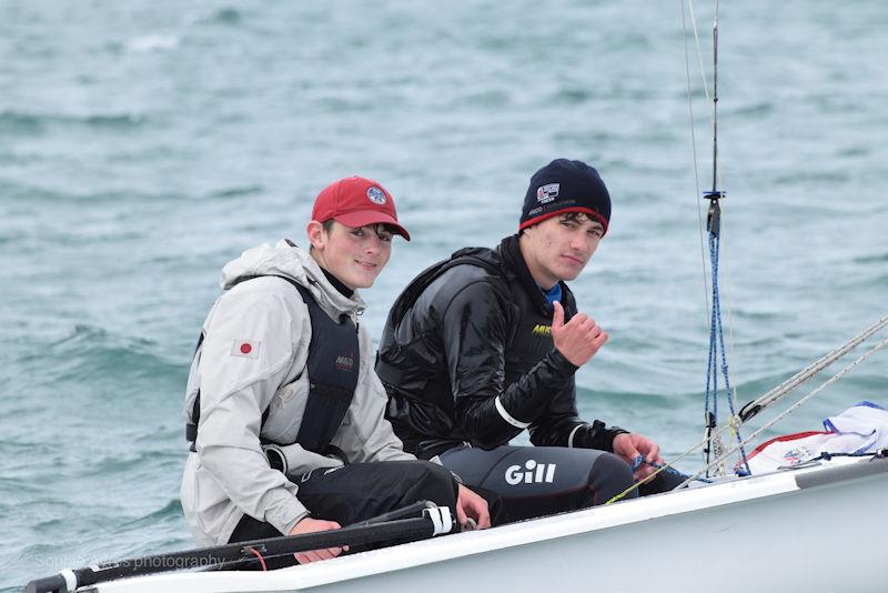 George Creasy and David Bromilow during the 2023 RYA Youth National Championships at the WPNSA - photo © Sophie Ayres photography