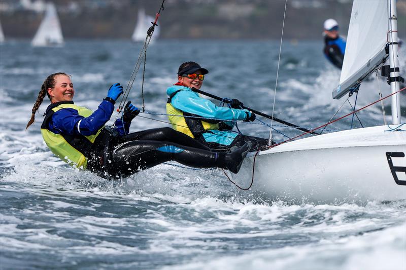 British Youth Sailing Team 2024: Sabine Potter and Merle Nieuwland, 420 - photo © Paul Wyeth / RYA