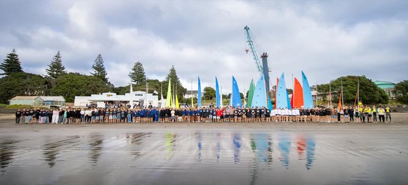 2025 New Zealand Secondary Schools Teams Racing Nationals - New Plymouth Yacht Club - April 2025 photo copyright Photo/Supplied taken at  and featuring the 420 class
