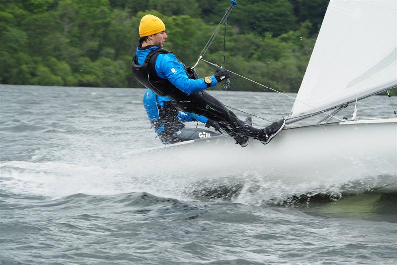 Strong wind sailing - North Region Youth & Junior Championship 2025 at Ullswater photo copyright Toby Wilson  taken at Ullswater Yacht Club and featuring the 420 class
