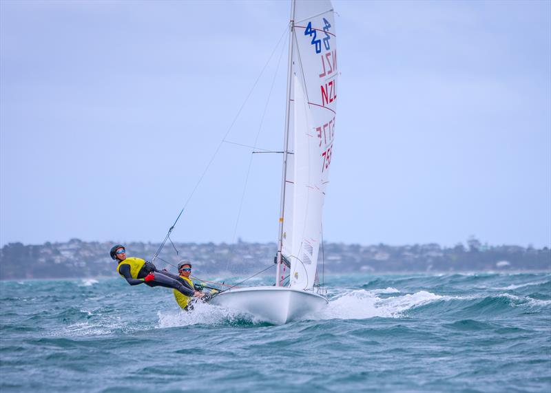 420 - Predictwind Youth NZ Nationals - Manly SC - September 2025 photo copyright Insight Media taken at Manly Sailing Club and featuring the 420 class