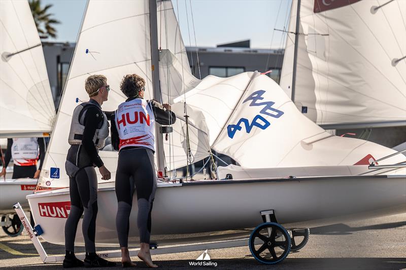 All set for the Youth Sailing World Championships 2025 in Vilamoura, Portugal - photo © Nuno Fortinho Mendes / World Sailing