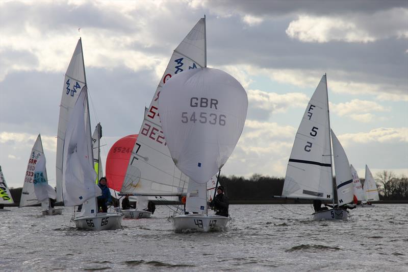 Youth Icicle Series at Bough Beech day 4 photo copyright Sarah Seddon taken at Bough Beech Sailing Club and featuring the 420 class