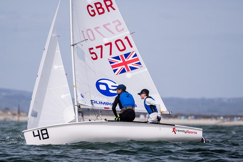RYA Youth National Championships day 8 photo copyright Martin Allen Photography taken at Hayling Island Sailing Club and featuring the 420 class