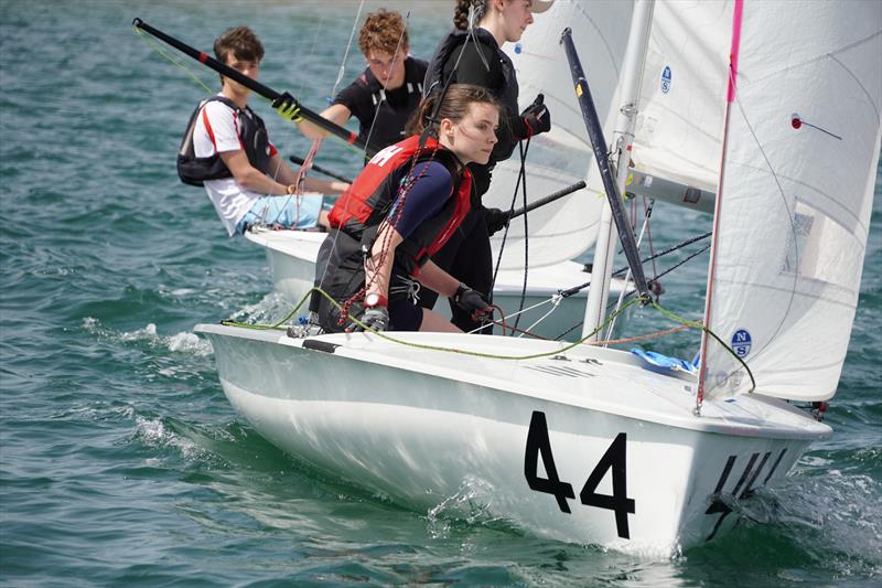 Bosham SC Junior Regatta photo copyright Paddy Mirams taken at Bosham Sailing Club and featuring the 420 class