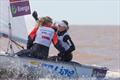 Agnieszka Skrzypulec/Irmina Mrozek Gliszczynska (POL 11) on the final day of the 470 Worlds in Argentina © Matiaz Capizzano