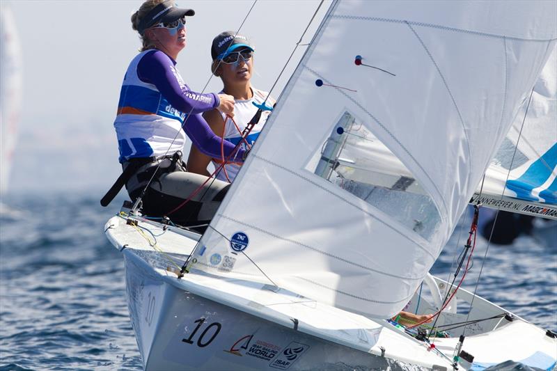ISAF Sailing World Championship day 3 photo copyright Ocean Images taken at  and featuring the 470 class