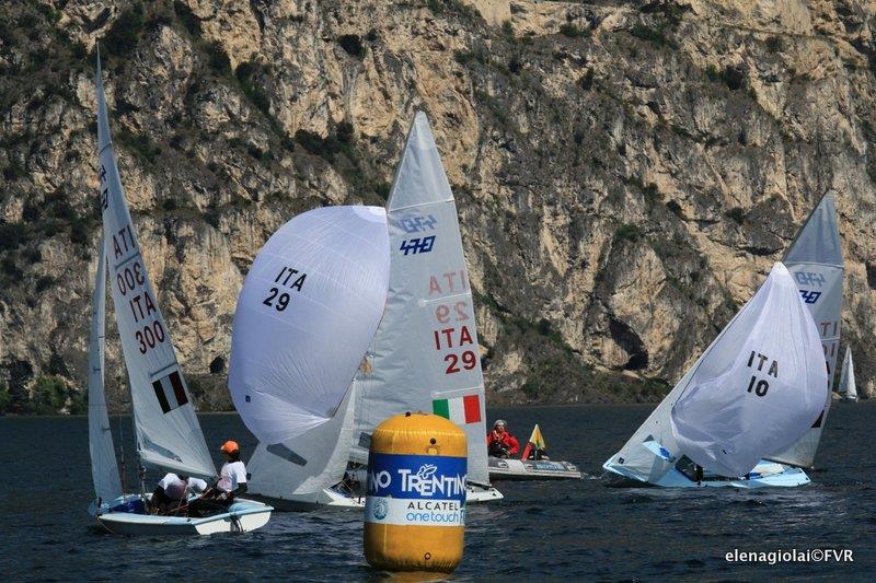 Eurosaf Champions Sailing Cup Leg 2 at Lake Garda photo copyright Elena Giolai taken at Fraglia Vela Riva and featuring the 470 class