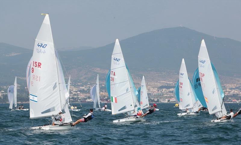 Day 5 of the 470 Junior World Championships at Thessaloniki, Greece photo copyright Nikos Pantis taken at Nautical Club of Thessaloniki and featuring the 470 class