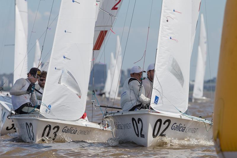 470 Worlds in Argentina day 1 photo copyright Matiaz Capizzano taken at Club Náutico San Isidro and featuring the 470 class