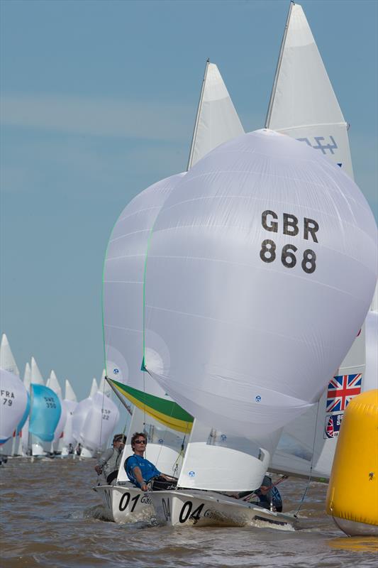 470 Worlds in Argentina day 1 photo copyright Matiaz Capizzano taken at Club Náutico San Isidro and featuring the 470 class