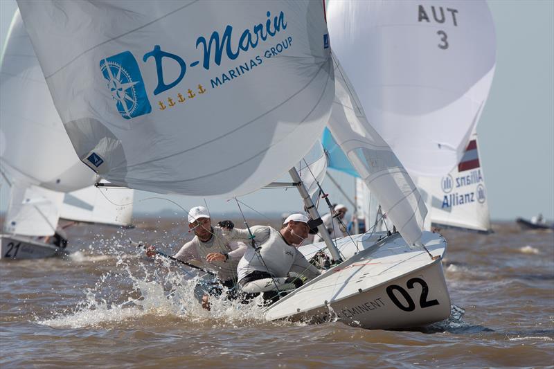 Sime Fantela/Igor Marenic (CRO83) on day 3 of the 470 Worlds in Argentina - photo © Matiaz Capizzano