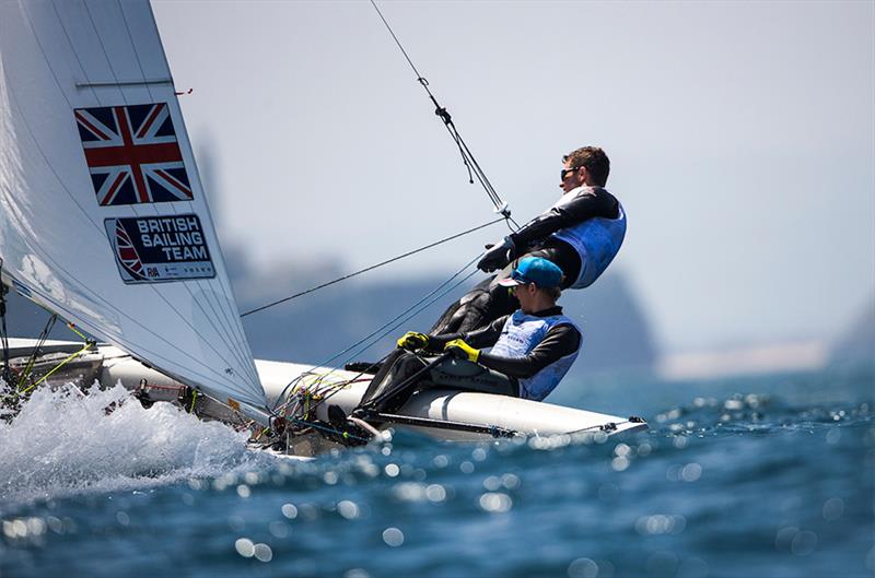 Martin Wrigley and James Taylor photo copyright Pedro Martinez / Sailing Energy / World Sailing taken at  and featuring the 470 class