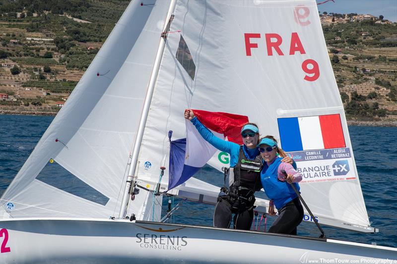 2021 470 Europeans: Camille Lecointre & Aloise Retornaz (FRA) - photo © Thom Touw Photography