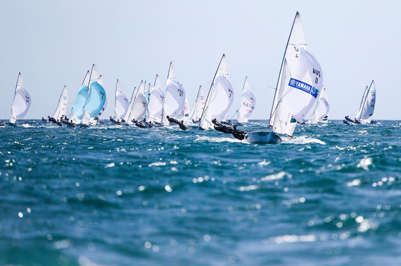 470 fleet in Mallorca  - 49th Trofeo Princesa Sofia Iberostar photo copyright Jesus Renedo / Sailing Energy / Trofeo Princesa Sofia IBEROSTAR taken at  and featuring the 470 class