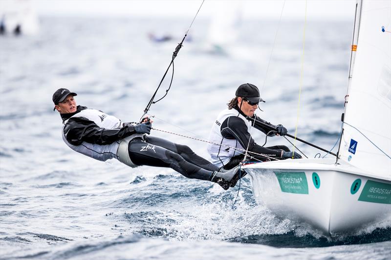 Dan Willcox and Paul Snow-Hansen (NZL) 49th Trofeo Princesa Sofia Iberostar, Day 5, April 6, 2018 photo copyright Tomas Moya / Sailing Energy / Trofeo Princesa Sofia Iberostar taken at  and featuring the 470 class