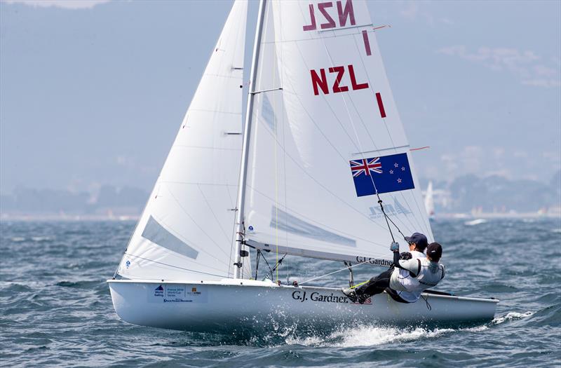 Paul Snow-Hansen and Dan Willcox - Mens 470 - Sailing World Cup, Hyeres, April 29, 2018 - photo © Richard Langdon / Sailing Energy