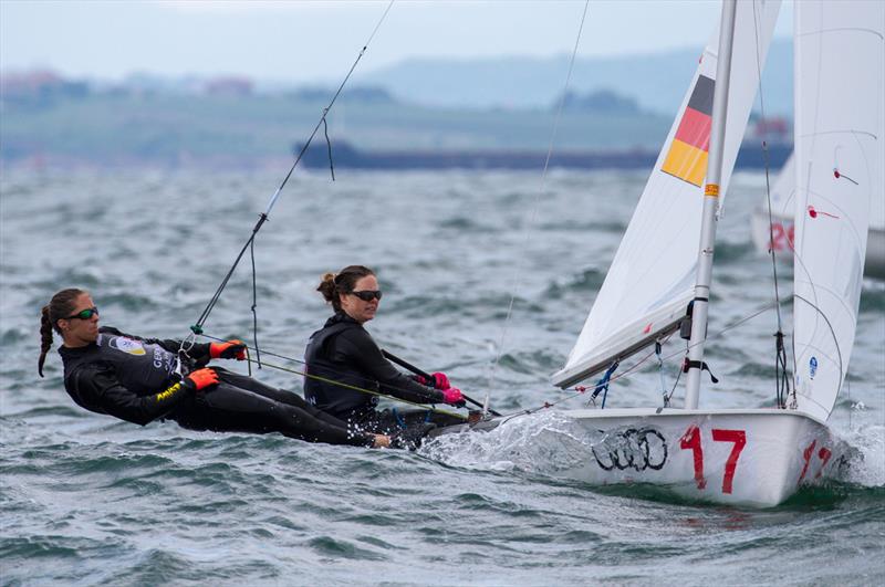 Elena Berta/Bianca Caruso (ITA) - 2018 470 European Championships - Day 3 - photo © Nikos Alevromytis / International 470 Class