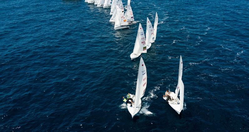 2018 World Cup Final - Fleet - Day 2 Langdon photo copyright David Sygall taken at  and featuring the 470 class