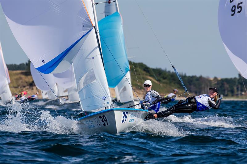 Courtney Reynolds-Smith / Brianna Reynolds Smith (NZL)- 470 - Hempel Sailing World Championships 2018, Aarhus, Denmark photo copyright Sailing Energy taken at  and featuring the 470 class