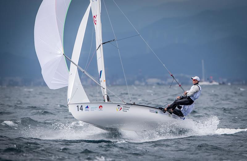 470 - Day 1 - Sailing World Cup - Enoshima photo copyright Jesus Renedo / Sailing Energy / World Sailing taken at  and featuring the 470 class