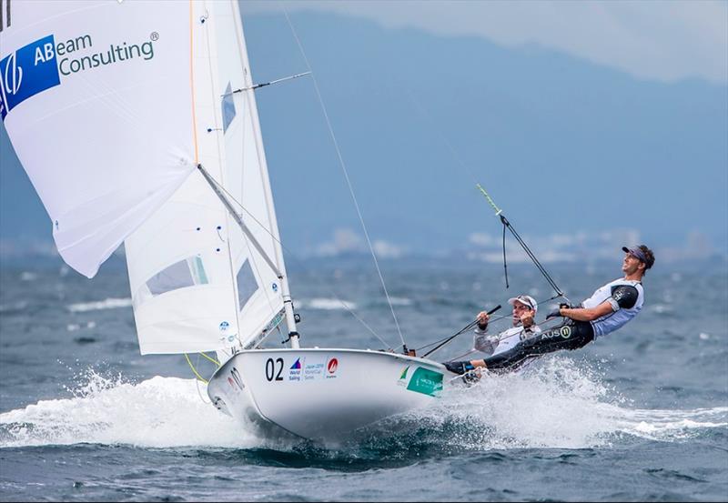 Belcher and Ryan Sailing World Cup at Enoshima, Japan photo copyright Sailing Energy / World Sailing taken at Woollahra Sailing Club and featuring the 470 class