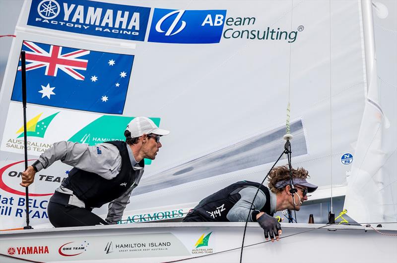 Mat Belcher and Will Ryan in good form - Princess Sofia Trophy 2019 photo copyright Jesus Renedo, Sailing Energy taken at  and featuring the 470 class