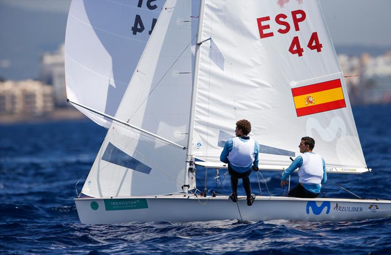 Xammar & Rodriguez (ESP) on day 2 of Trofeo Princesa Sofia Iberostar photo copyright Jesus Renedo / Sailing Energy taken at Real Club Náutico de Palma and featuring the 470 class