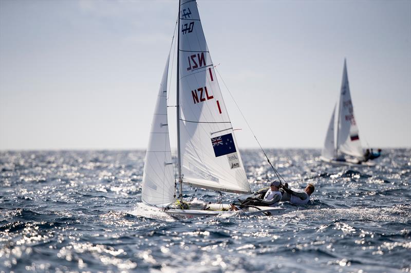 Paul Snow Hansen and Dan Willcox - 470 - NZL Sailing Team - Trofeo Princesa Sofia Iberostar - Day 5 - April 5, 2019 photo copyright Sailing Energy taken at Real Club Náutico de Palma and featuring the 470 class