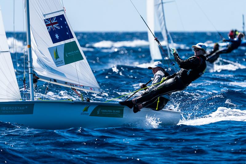 Nia Jerwood and Monique de Vries on the race track -  Princess Sofia Trophy - photo © Beau Outteridge