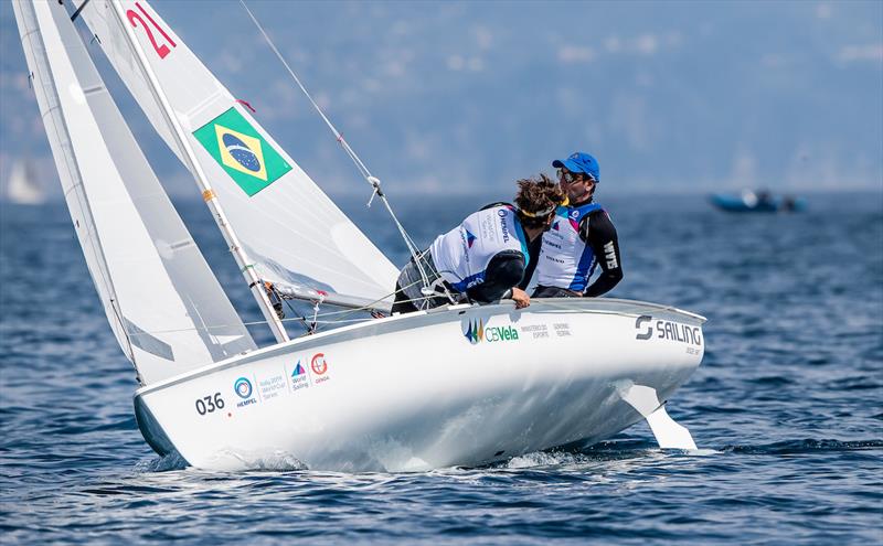 Genoa World Cup Series 2019 day 4 photo copyright Sailing Energy taken at  and featuring the 470 class