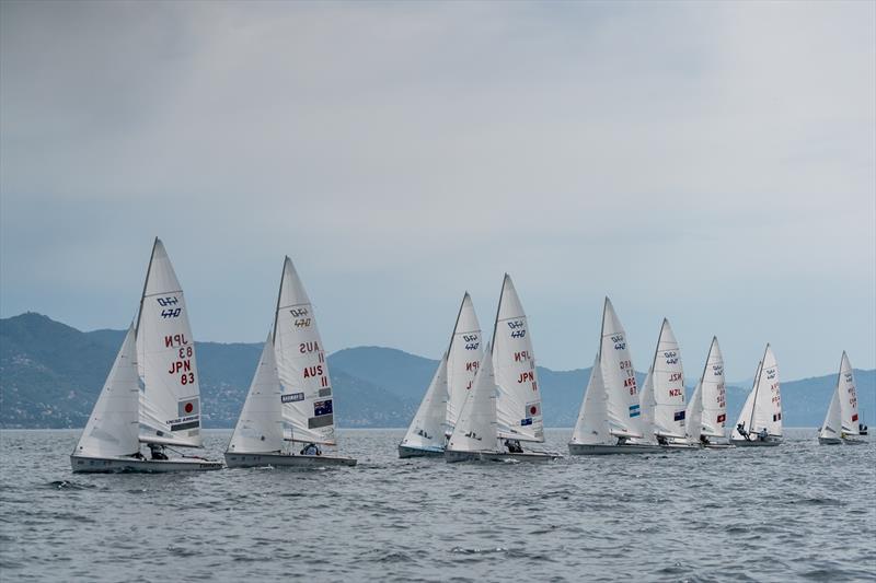 Mat Belcher and Will Ryan ended up being called OCS - Genoa World Cup Series 2019 photo copyright Beau Outteridge taken at  and featuring the 470 class