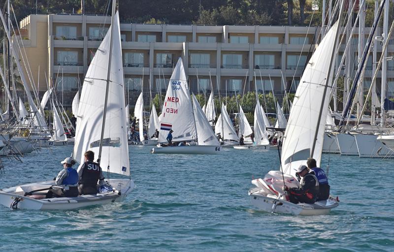 470 European Championships 2019 photo copyright Gerolamo Acquarone taken at Yacht Club Sanremo and featuring the 470 class