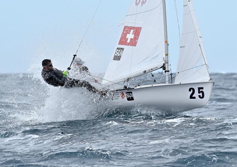 Kilian Wagen/Gregoire Siegwart (SUI) - 470 European Championships 2019 - Day 4 photo copyright Gerolamo Acquaron taken at Yacht Club Sanremo and featuring the 470 class