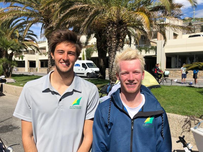 Australian Sailing Team - 470 European Championships 2019 photo copyright Australian Sailing Team taken at Yacht Club Sanremo and featuring the 470 class