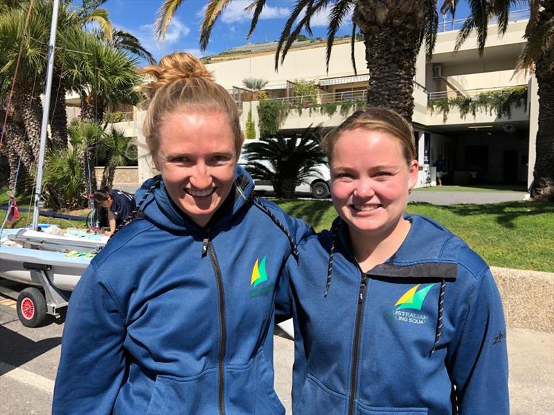 Australian Sailing Team - 470 European Championships 2019 photo copyright Australian Sailing Team taken at Yacht Club Sanremo and featuring the 470 class