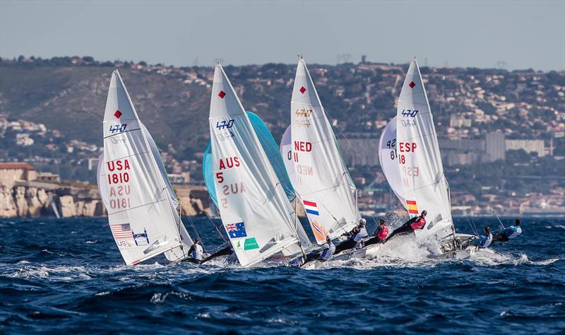 2019 Hempel World Cup Series photo copyright Sailing Energy / World Sailing taken at  and featuring the 470 class