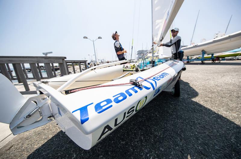 Mathew Belcher/Will Ryan (AUS-11) - 2019 470 World Championships - photo © Junichi Hirai 