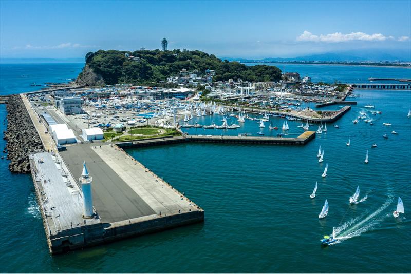 Day 1 - 2019 Yamaha 470 World Championships, Enoshima, Japan photo copyright Junichi Hirai / Bulkhead Magazine Japan taken at  and featuring the 470 class