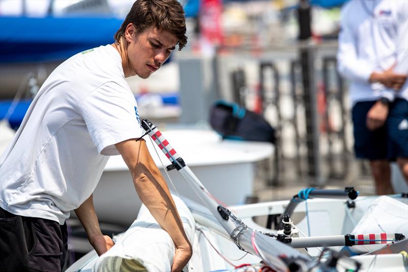 Ashore at the Yamaha 2019 470 Worlds - Enoshima, August 2019 photo copyright Junichi Hirai / Bulkhead Magazine Japan taken at  and featuring the 470 class